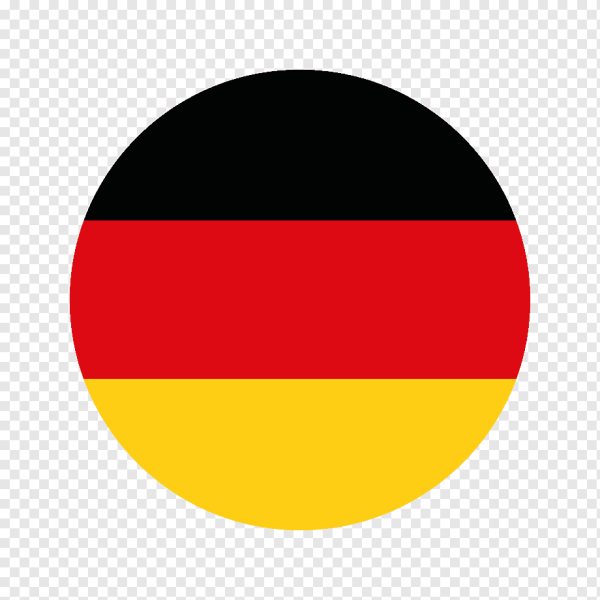 Флаг ФРГ круг