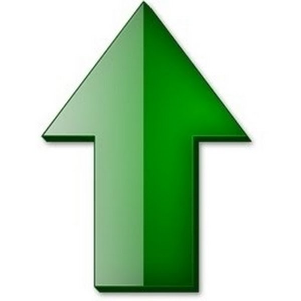 Зеленая стрелка вверх