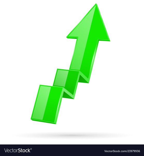 Зеленая стрелка вверх