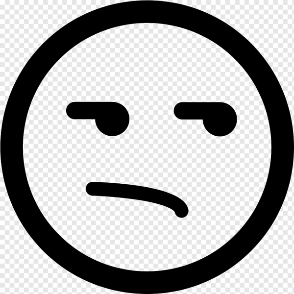 Недовольный смайлик