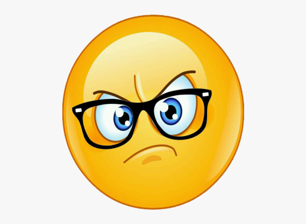 Недовольный смайлик