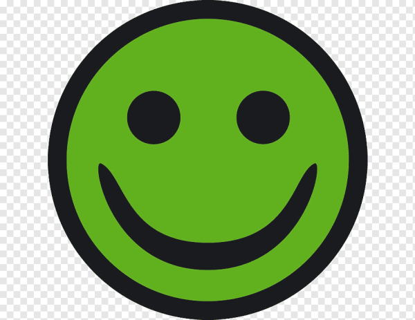 Зеленый смайлик