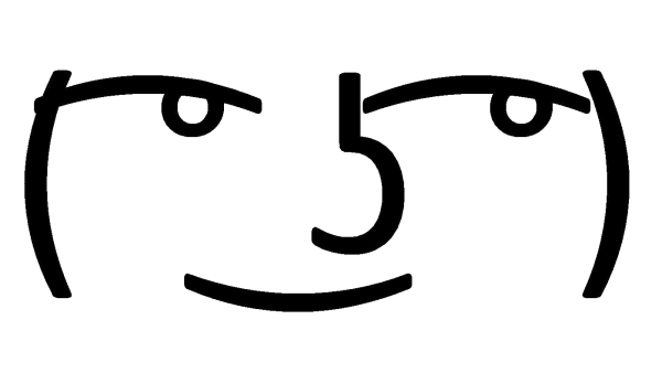 Мем лицо Ленни