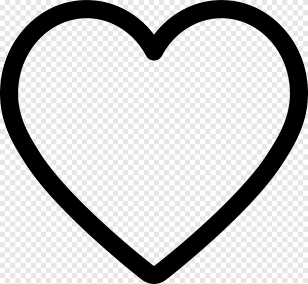 Сердце значок пустой