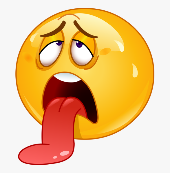 Смайлик вспотел