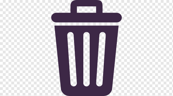 Мусорное ведро значок