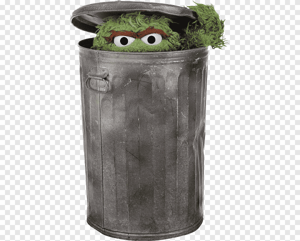 Мусорный бак из мультика