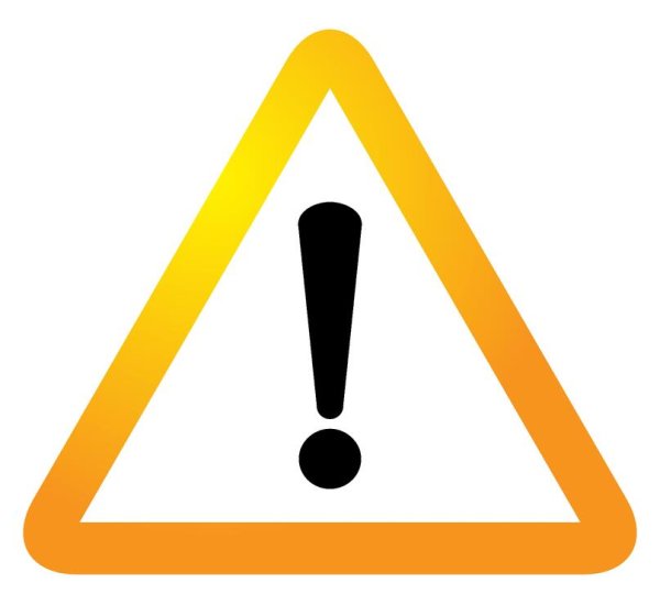 Треугольный знак с восклицательным знаком