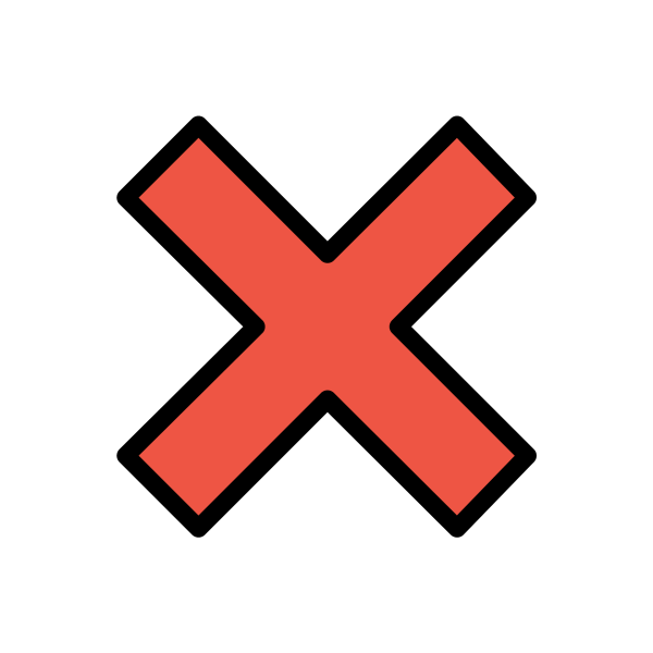 Эмодзи крестик