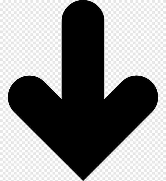 Черная стрелка вниз