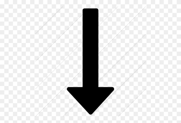 Черная стрелка вниз