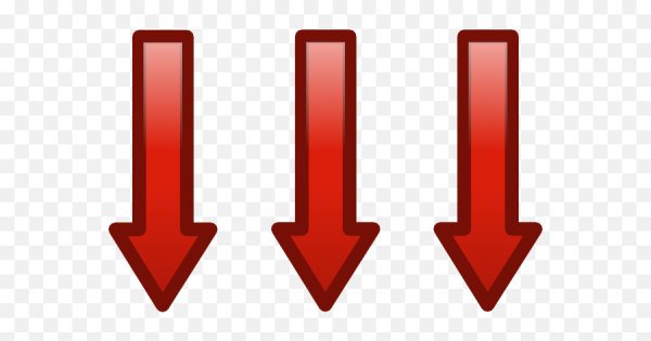 Три стрелки вниз