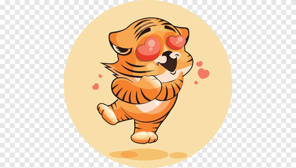 Смайлик тигр