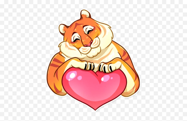 Стикеры телеграм Амурский тигр