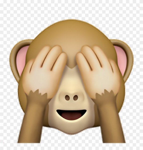 Смайлик обезьянка