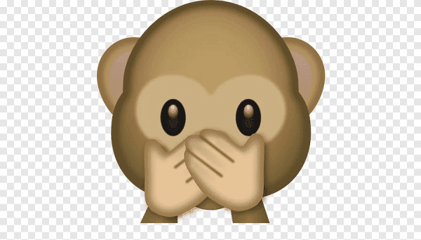 Смайлик обезьянка айфон