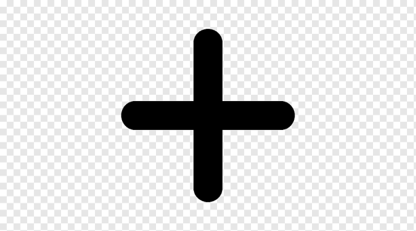 Большой знак плюс