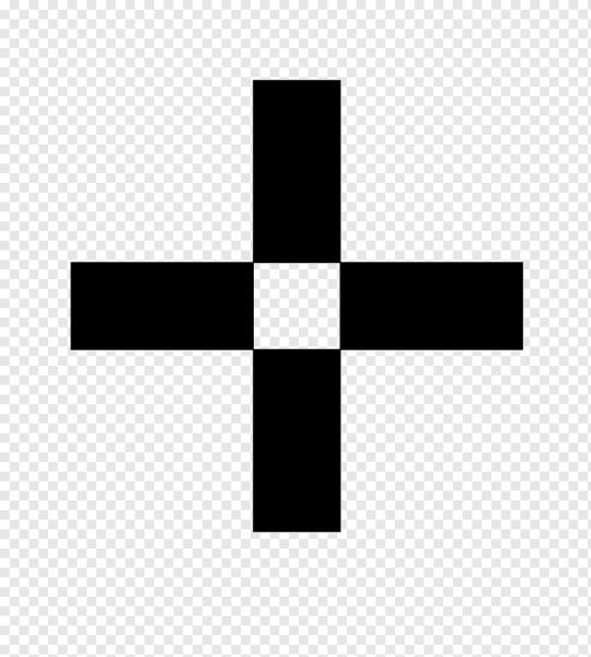 Черный крестик курсор