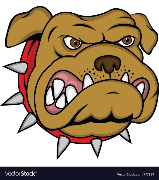 Злая собака вектор