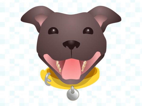 Эмодзи пес