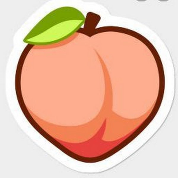 Персик стикер фрукт