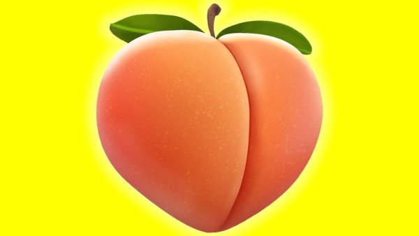 Попа персик