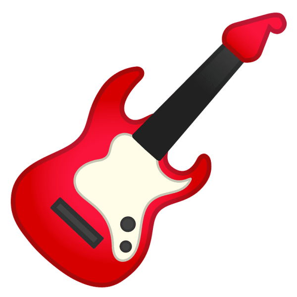 Смайлик с гитарой