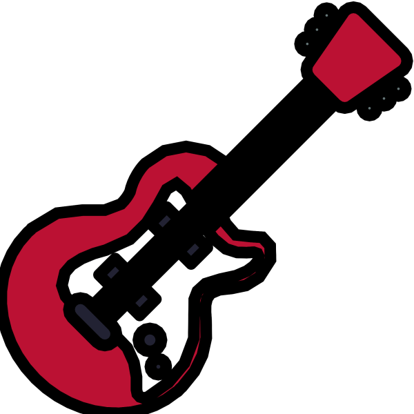 Смайлик с гитарой