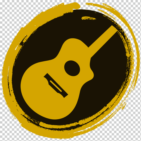 Гитара на прозрачном фоне