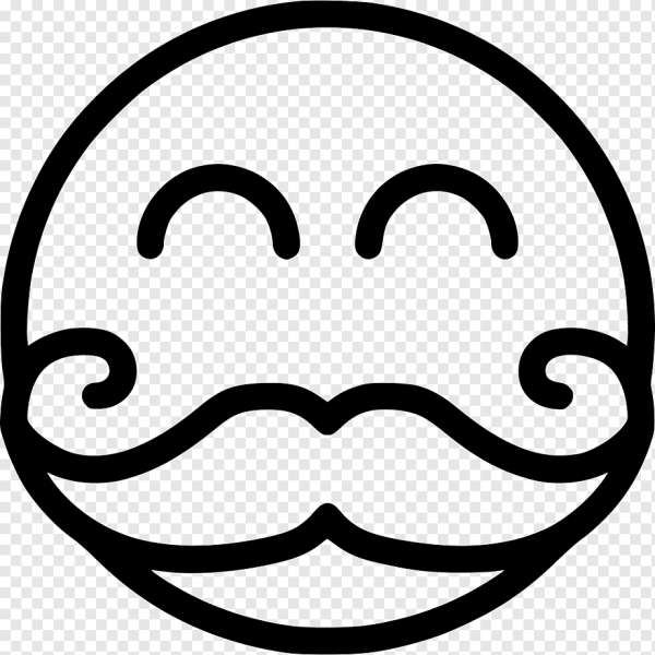 Смайлик ч/б