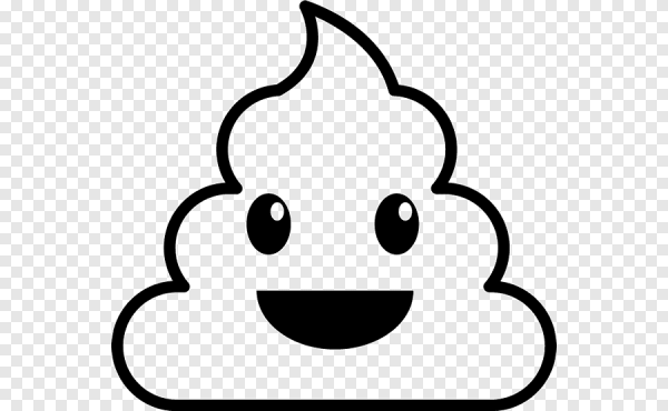 Раскраска какашка