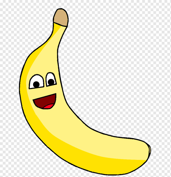 Банан мультяшный