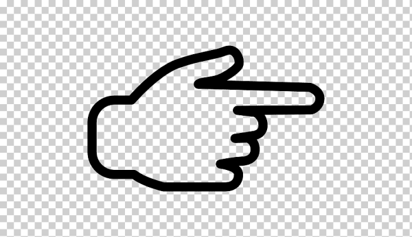 ЭМОДЖИ палец указывает