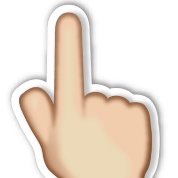 Эмодзи указательный палец