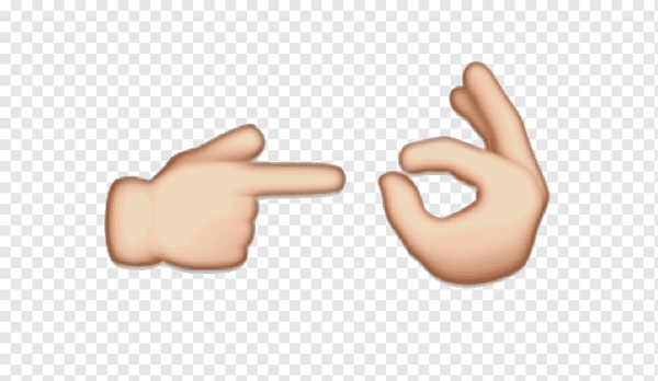 Смайл палец вправо