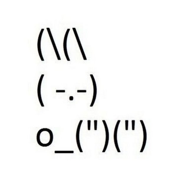 Рисование символами на клавиатуре