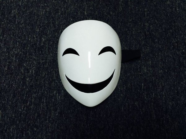 Маска из аниме чёрная пуля