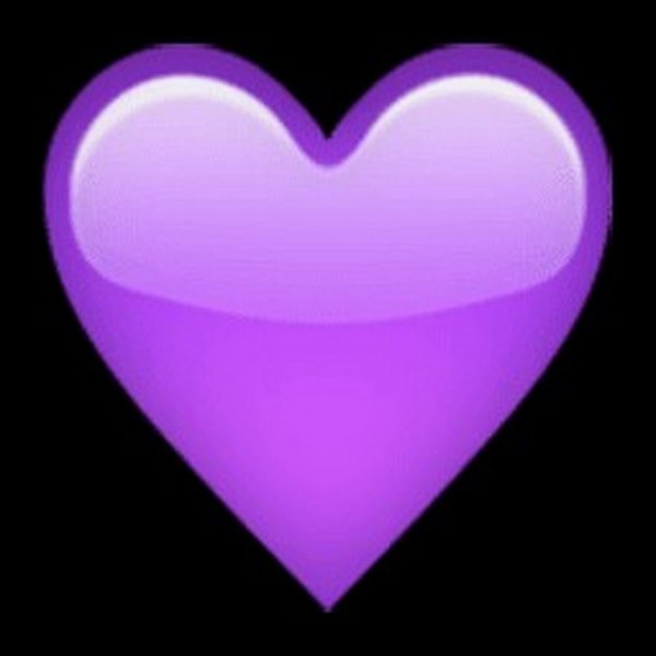 Фиолетовое сердечко