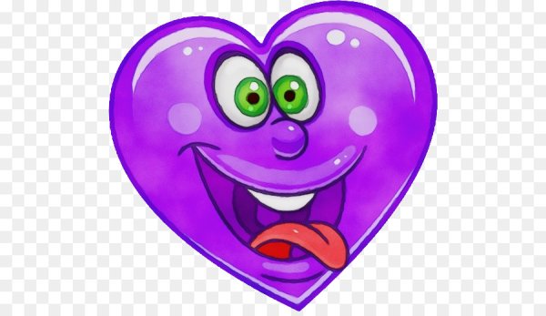 Сердце фиолетовое