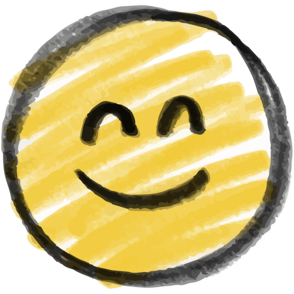 Смайлики фломастером