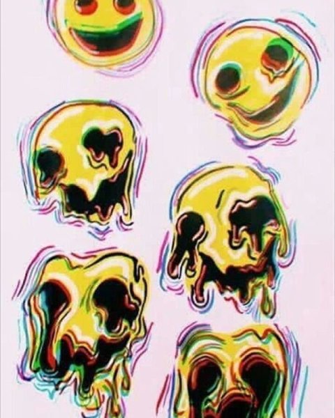 Растекающийся рисунок