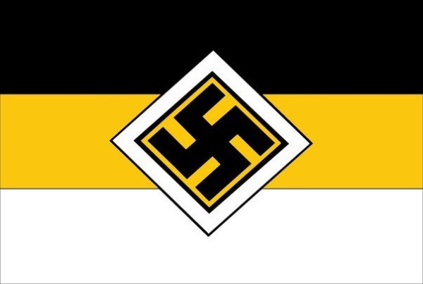 Флаг фашистской партии России