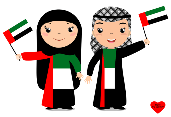 Человек держит флаг араба