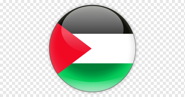 Флаг Иордании круглый