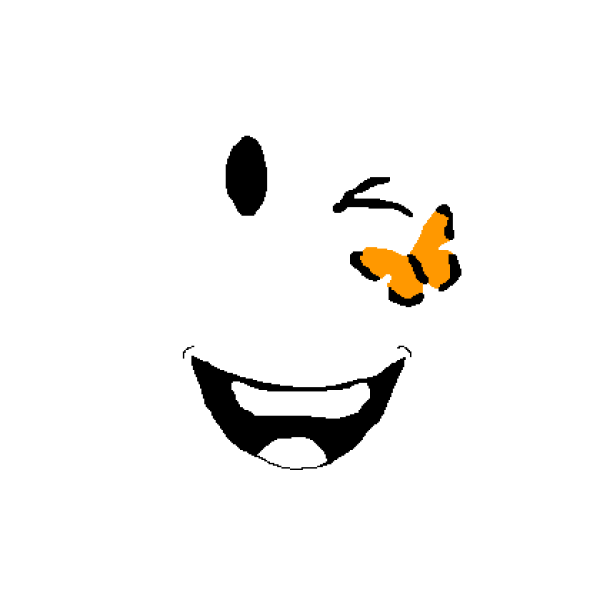 Лицо из РОБЛОКСА улыбка