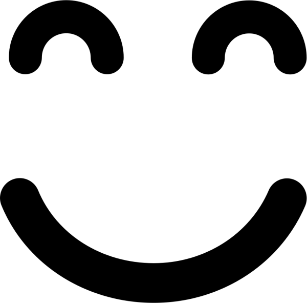 Улыбка на прозрачном фоне