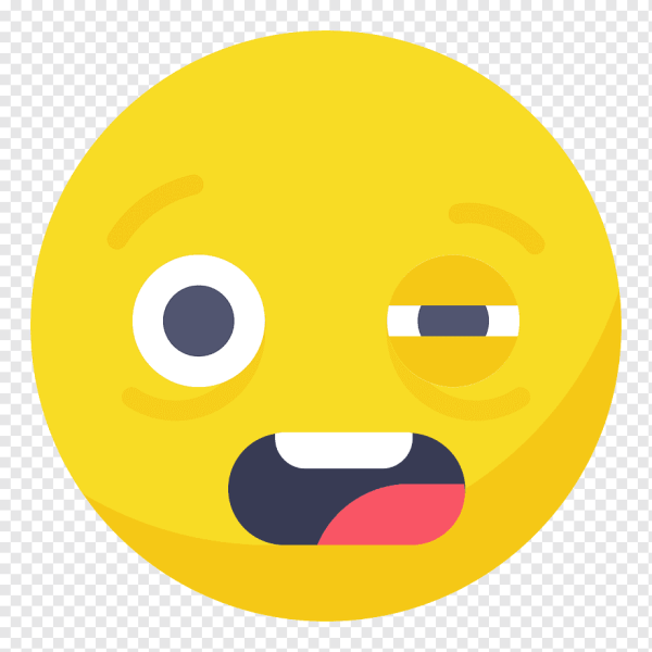 Смайлик кислая рожица