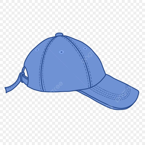 Синяя кепка эмодзи