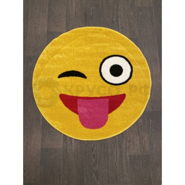 Круглый коврик Смайл