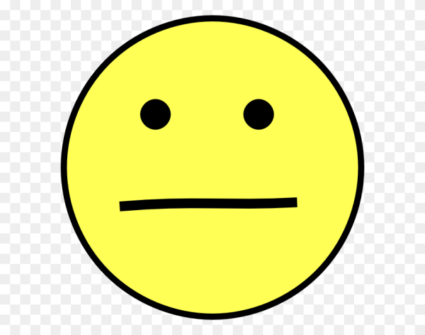 Смайлик без эмоций